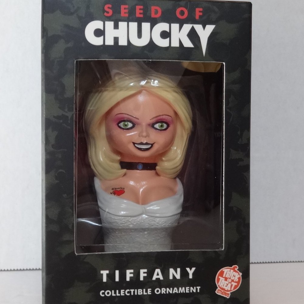 Holiday Horrors - Seed of Chucky Tiffany Bust Ornament